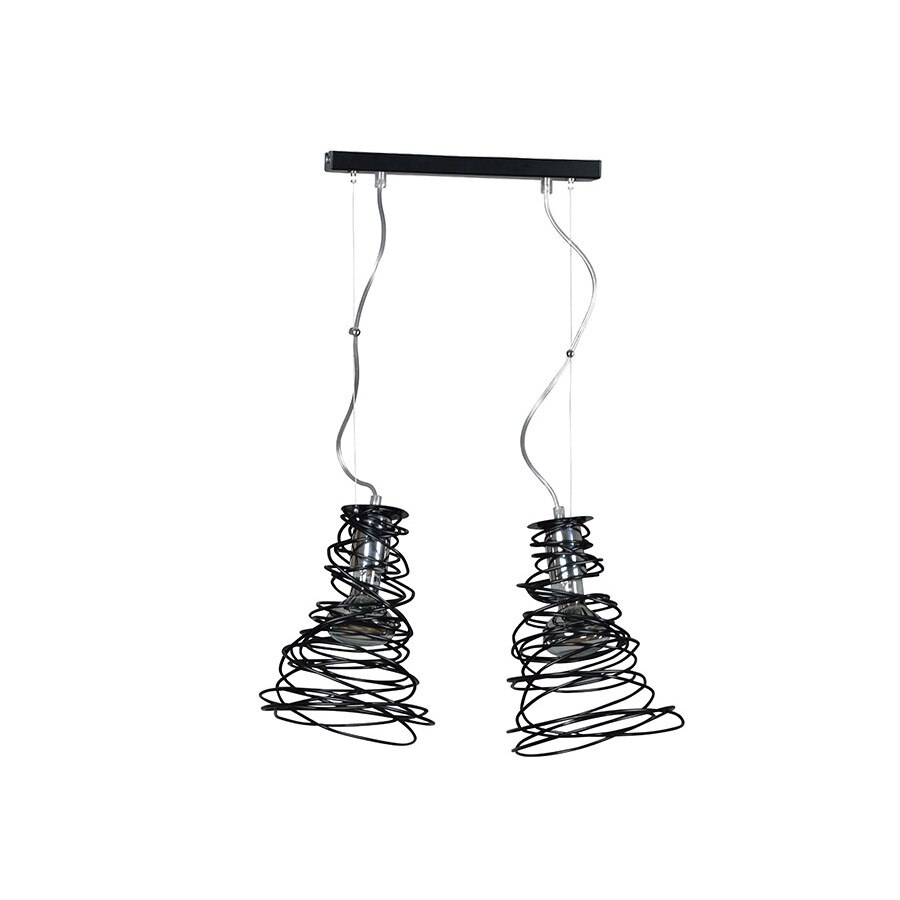 Lustra 2 brate EMIBIG TWIST Black 304/2