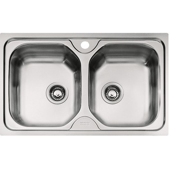 Chiuveta Franke OLL 620, 2 cuve, 790x500mm, inox dekor Chiuveta Franke OLL 620, 2 cuve, 790x500mm, inox dekor