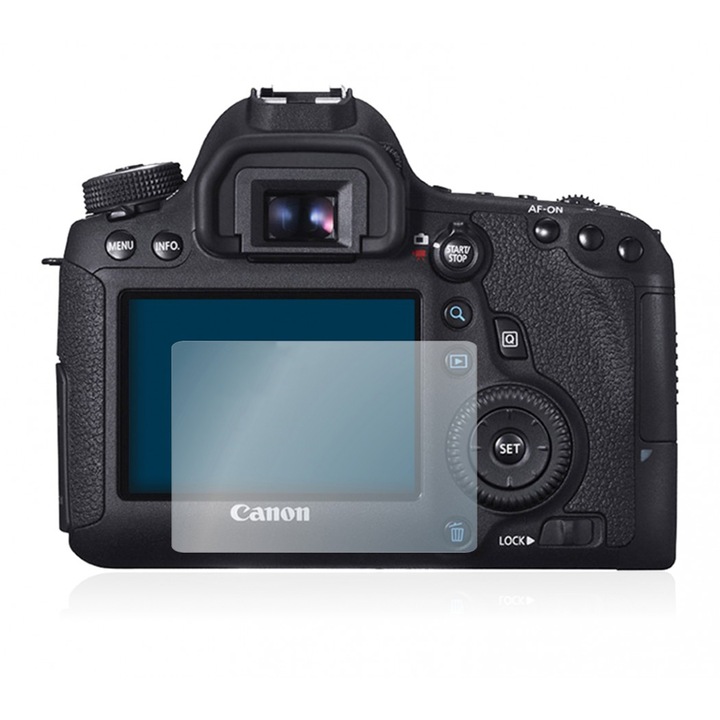 Folie de Protectie Ecran DSLR Pentru Canon EOS 6D, Hydrogel Regenerabil, Flexibil, Ultra Durabil, Optim Protection Technology