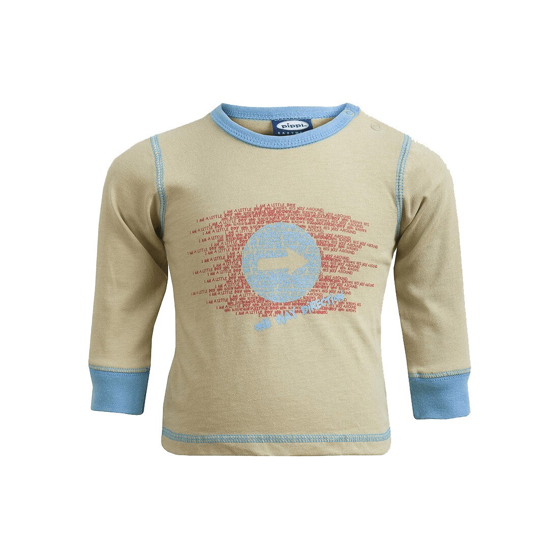 Bluza Pippi bej pentru baieti 