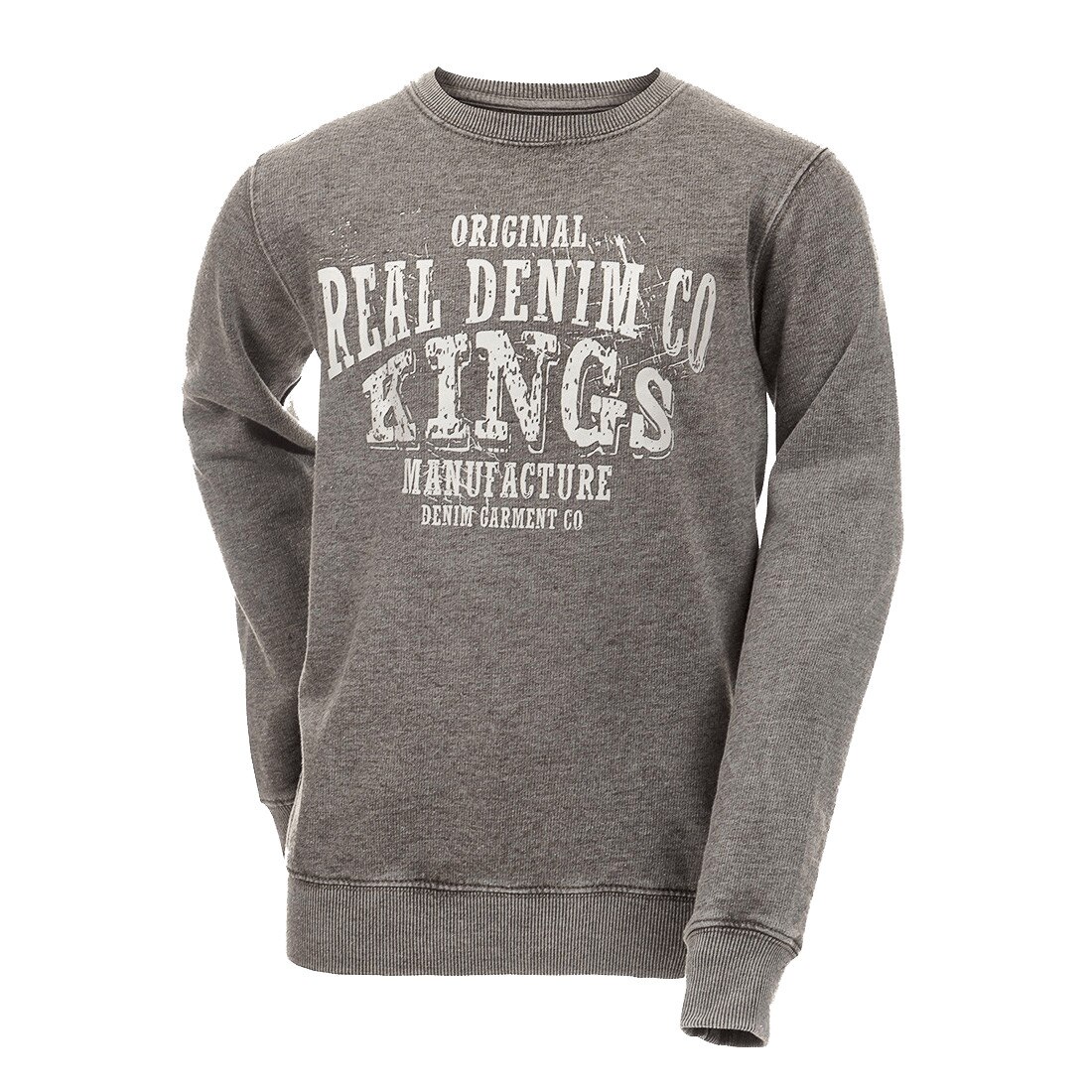 Bluza imprimata Life&Legend gri pentru baieti, 8-9 Ani