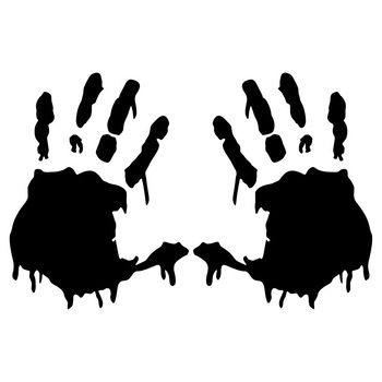 Sticker auto - Palme (set 2 bucati) - 15 x 12 cm - Negru mat Sticker auto - Palme (set 2 bucati) - 15 x 12 cm - Negru mat