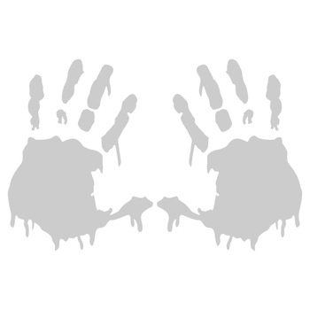 Sticker auto - Palme (set 2 bucati) - 15 x 12 cm - Alb Sticker auto - Palme (set 2 bucati) - 15 x 12 cm - Alb