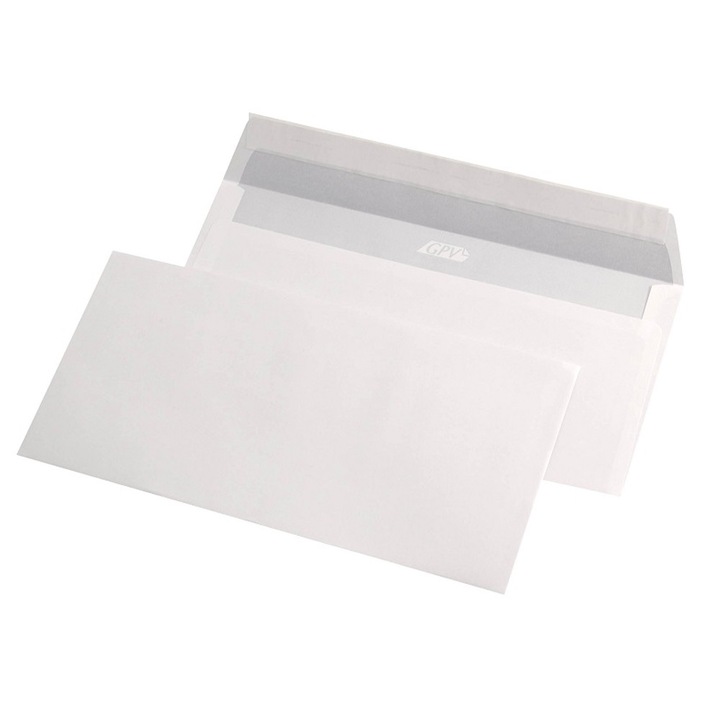 Plic DL, GPV, alb, siliconic, 1000 buc/cutie