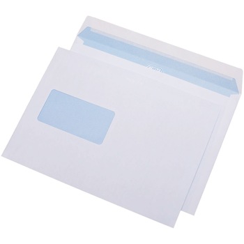 Plic C5 cu fereastra stanga, GPV, alb, siliconic, 500 buc/cutie Plic C5 cu fereastra stanga, GPV, alb, siliconic, 500 buc/cutie