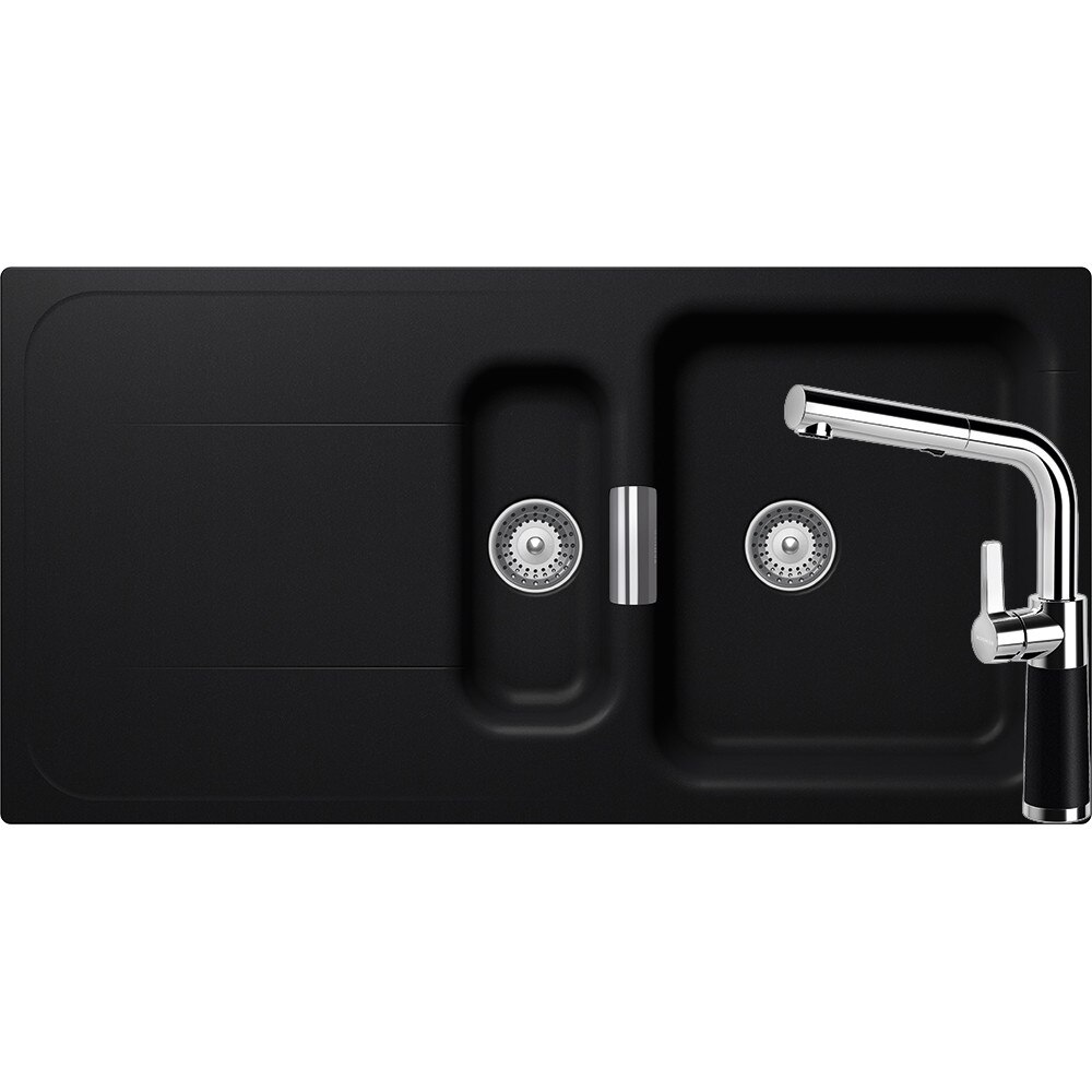 Kit chiuveta Schock Wembley D-150 si baterie Schock SC-540 cu Dus Extractibil Puro