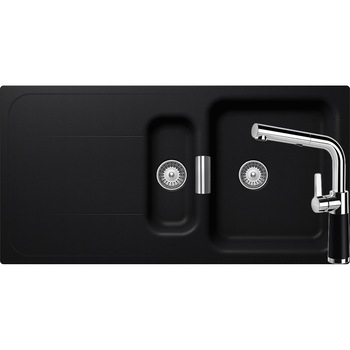 Kit chiuveta Schock Wembley D-150 si baterie Schock SC-540 cu Dus Extractibil Puro Kit chiuveta Schock Wembley D-150 si baterie Schock SC-540 cu Dus Extractibil Puro