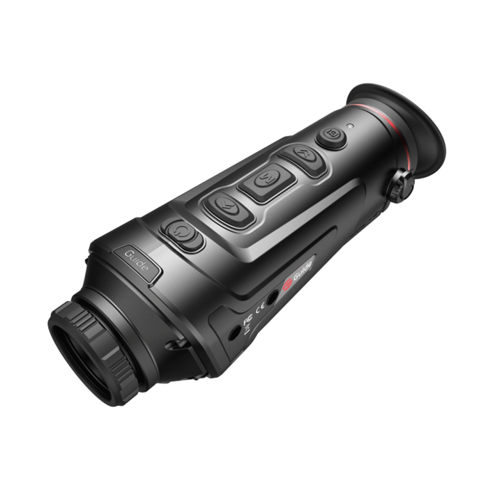 Camera monoculara cu termoviziune TK421 Guide, 8x, foto/video, PIP, detectare tinta 700 m, iluminare exterioara, indicator laser, HD color 0,4 inch, anti apa/soc/aburire, 192x65x71 mm, 470 g, negru