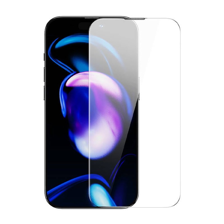 Baseus Schott HD 0.3 мм стъклен протектор с антипрахово покритие за iPhone 14 Pro
