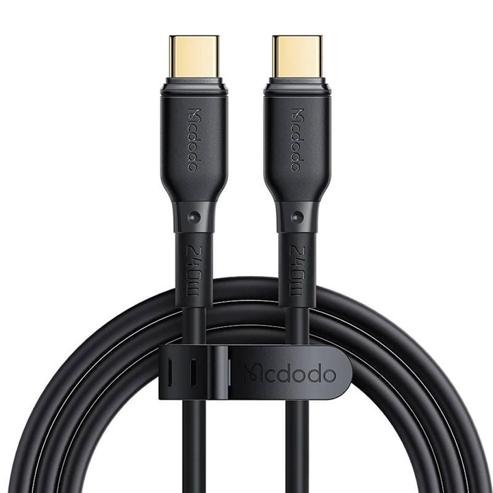 USB-C кабел, Mcdodo, 240 W, 1,2 m, черен