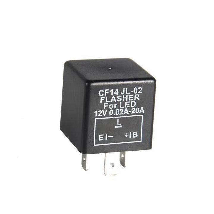 Releu semnalizare LED, 3 pini, dreapta, CF14, 12V, 240 W, auto-moto, TT.P.20.P