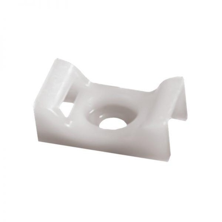 Element de fixare pentru banda de legatura, Elektro-Plast, 100 bucati, Alb