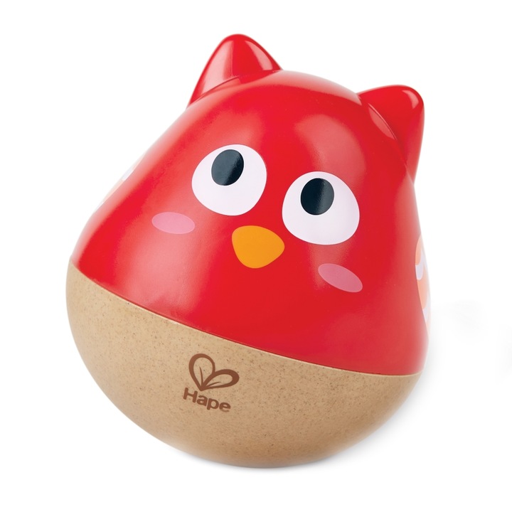Музикална играчка, Hape, Бухал, Червен