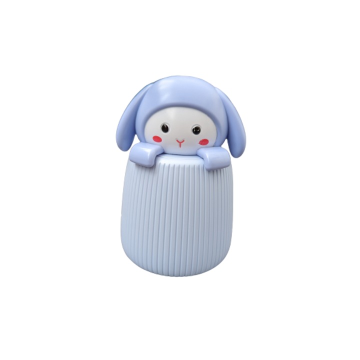 Papa Rabbit gyermekszoba párásító, USB, 350 ml, kék