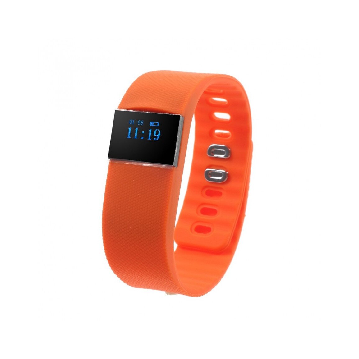 Bratara fitness Smart M05 cu bluetooth, portocalie