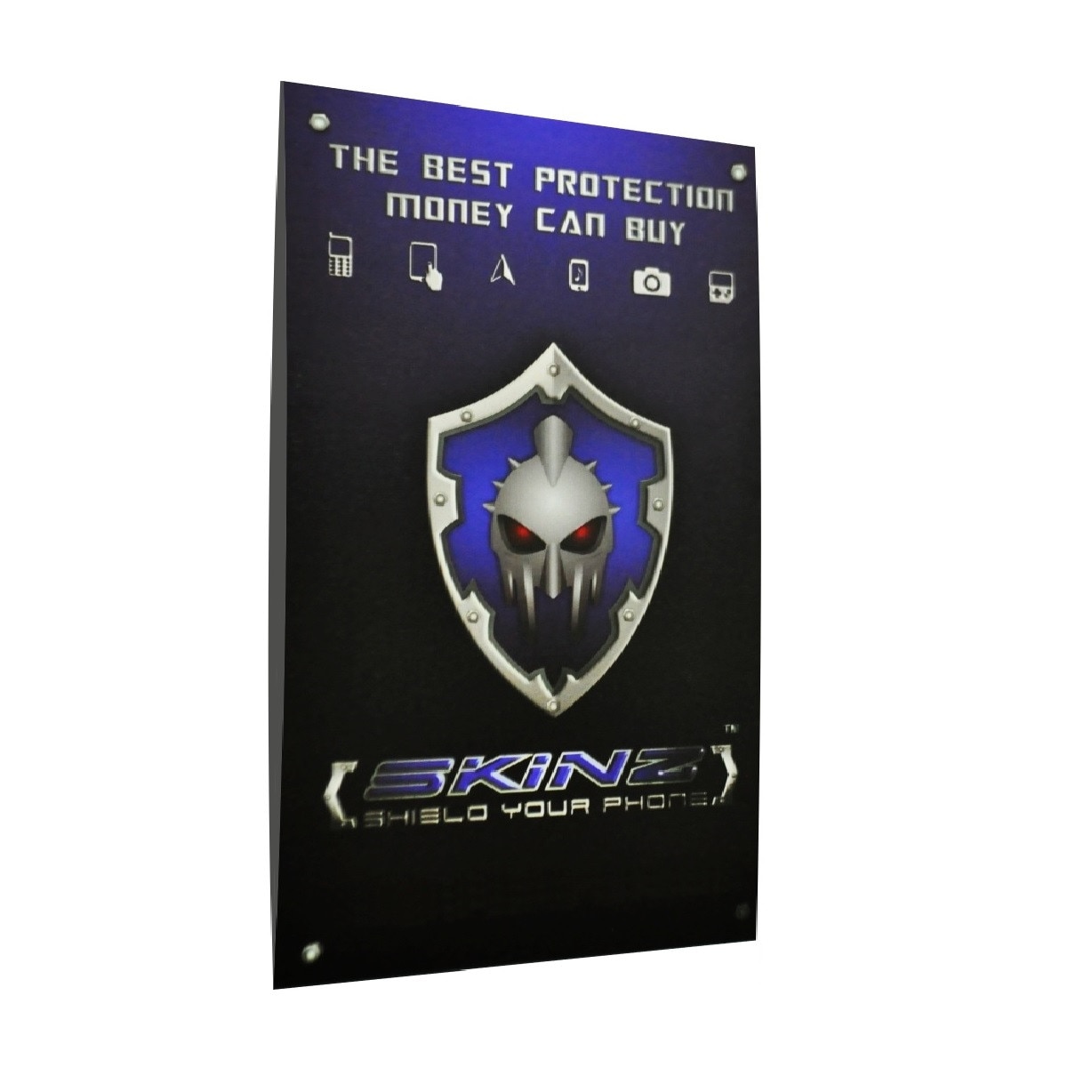 Folie de protectie Fosforescenta Glow Skinz, Husa de tip Skin Adeziv pentru Carcasa, dedicata Alcatel Idol 4S