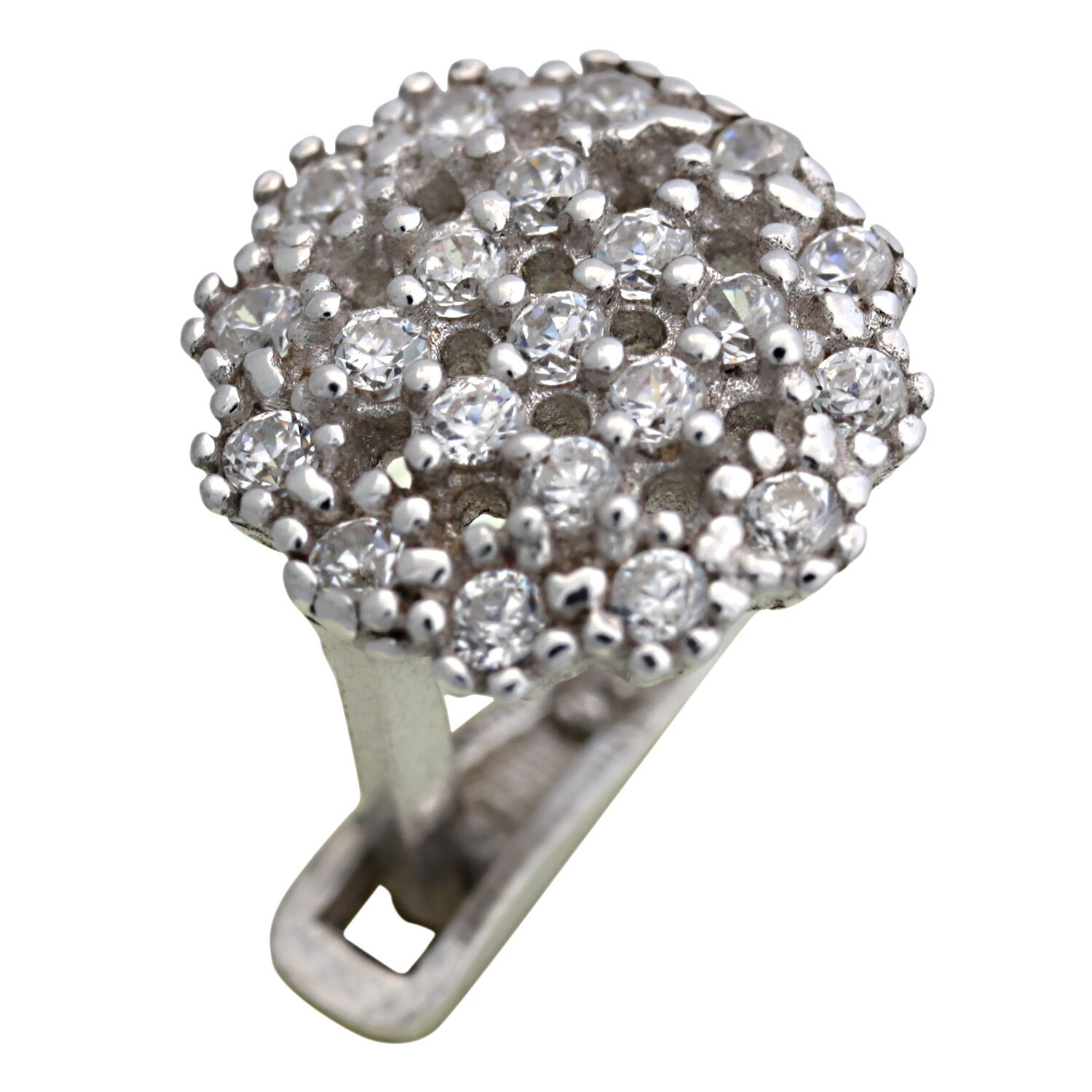 Cercei cu Zirconiu, Argint 925 Rotund