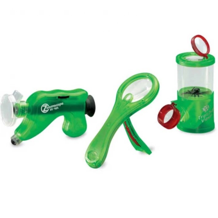 Комплект NAVIR, за изучаване на околната среда, детски, микроскоп, зуумскоп, лупа