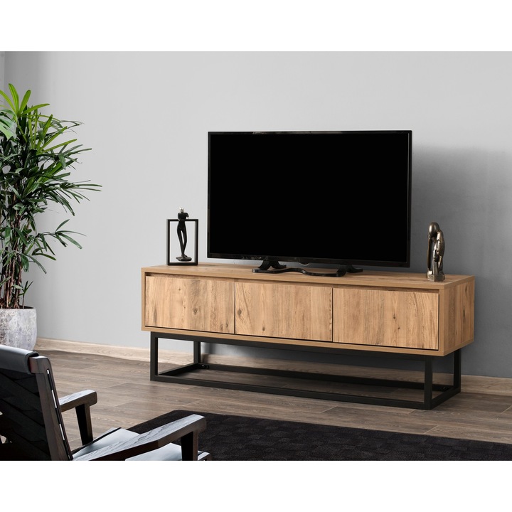 Comoda TV, Tilisim 140, Natural, 140 x 50 x 40 cm