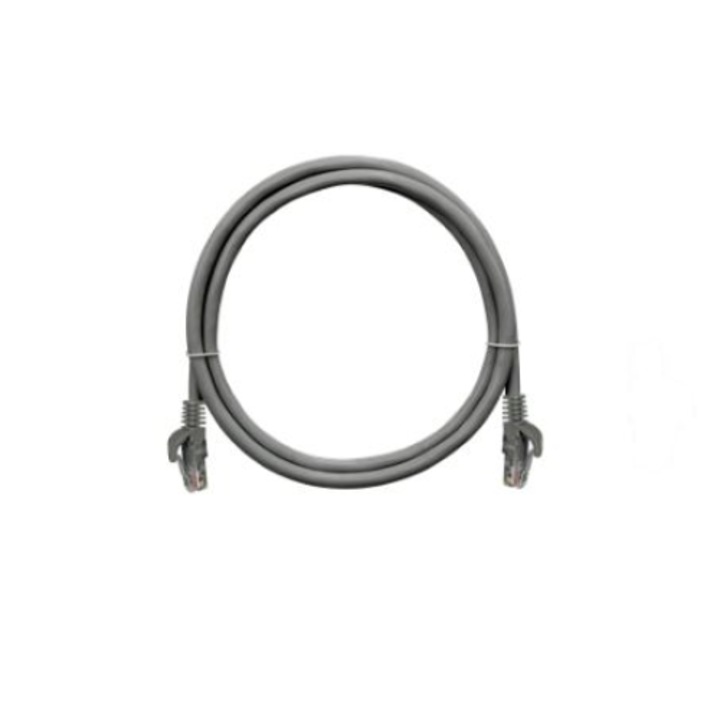 Nikomax Patch кабел UTP, Essential Series, CAT6, LSZH, 1.5m, сив (NMC-PC4UE55B-ES-015-C-GY)