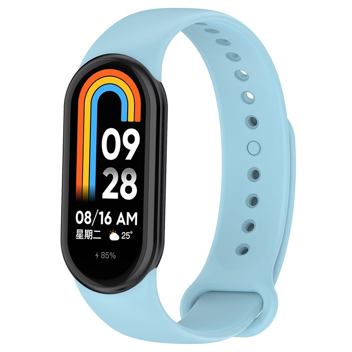 Szíj Xiaomi Mi Band 8/8 NFC-hez, óraszíjhoz, X571-hez, égkék