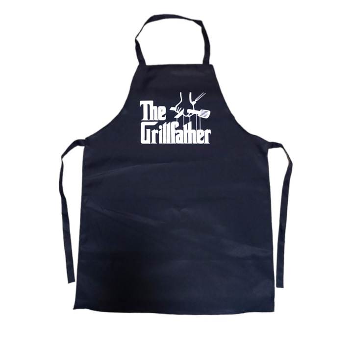 Sort pentru gratar,, The Grillfather", negru