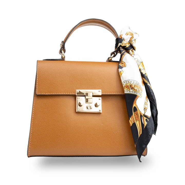 Poseta dama, piele, Toro Nero, Ella, maro