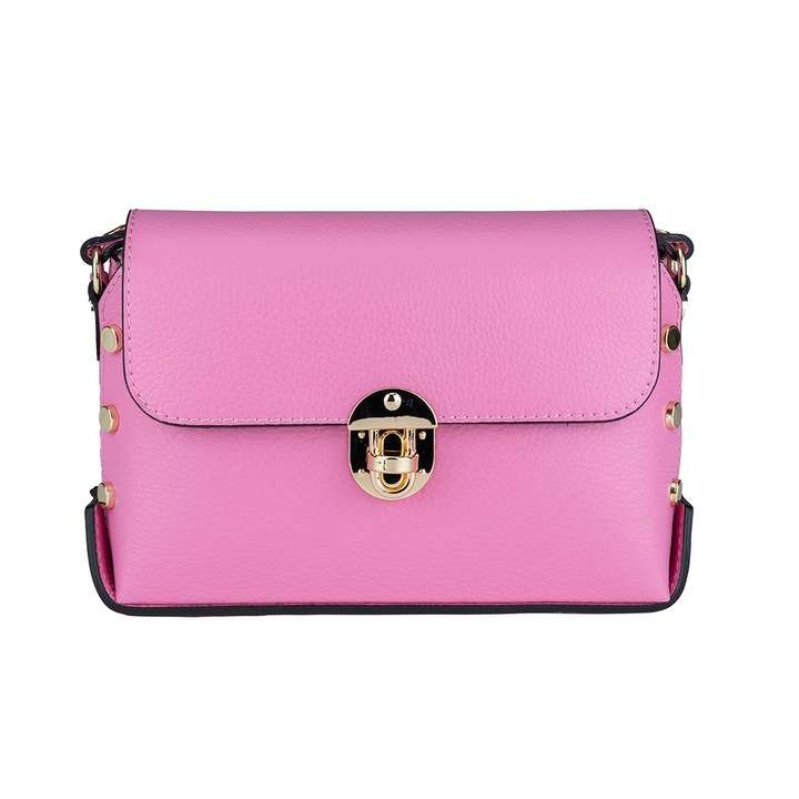 Дамско портмоне, кожа, Toro Nero, Rosa, фуксия