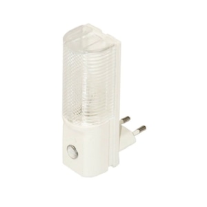 Lampa de veghe cu Iluminat ambiental, Autentic cu senzor si LED, 110x35 mm, plastic, Alb