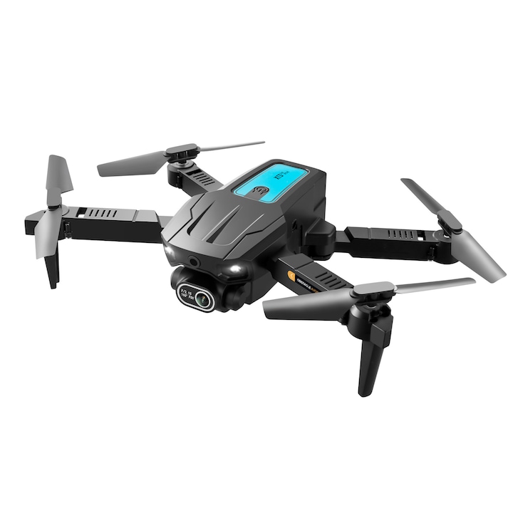 Mini drona cu camera ZEEVOS, pliabila, doua baterii, mentinere altitudine, uav, gesturi selfie