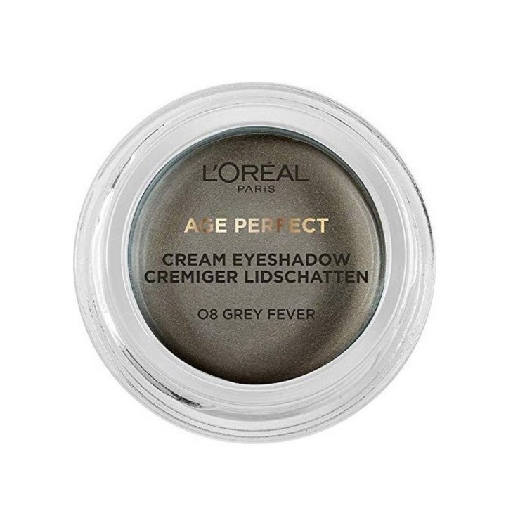 Fard de pleoape cremos L´Oreal Age Perfect Cream, 08 Grey Fever, 4 ml