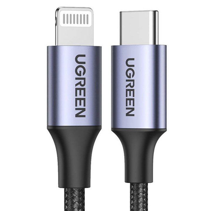 UGREEN Kábel Lightning to USB-C PD 3A US304, 1.5m