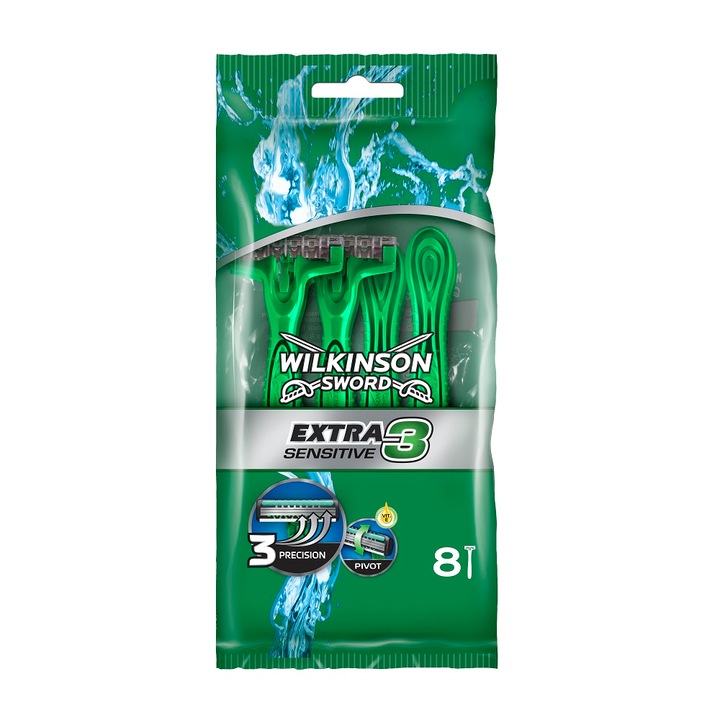 Комплект от 8 самобръсначки, Wilkinson, Verdi