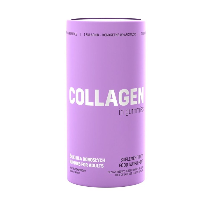 Jeleuri colagen Noble Health, Piersica, 60 buc