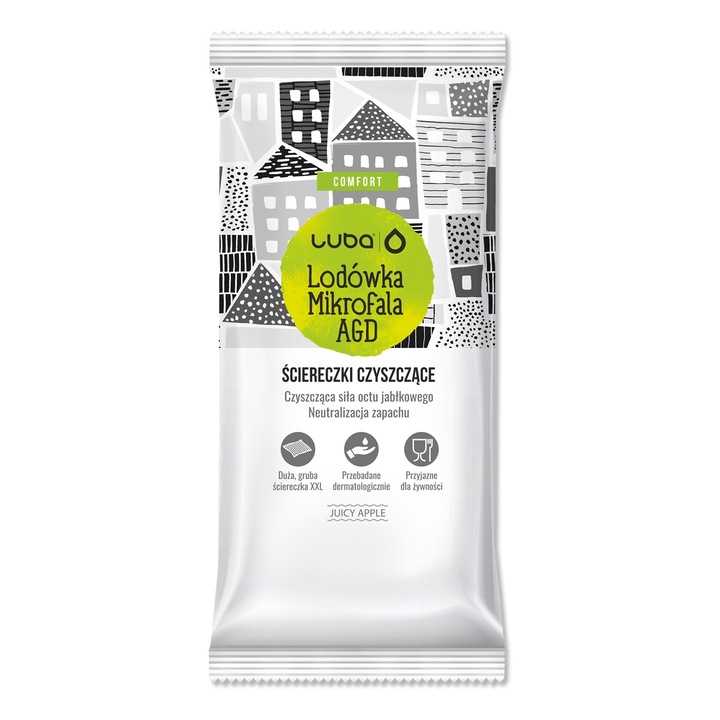 Nedves törlőkendő Luba készülékekhez, Comfort, 32 db