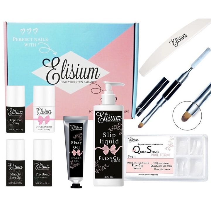 Set manichiura, Elisium, 9 piese
