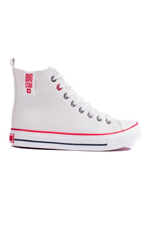 Tenisi dama, Big Star Shoes, Piele ecologica, Alb, Marimea 39 EU