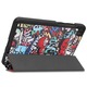 Husa practica tip carte Felman's, piele ecologica, Samsung Galaxy Tab A7 10.4 inch 2020 T500/T505, model graffiti, multicolor