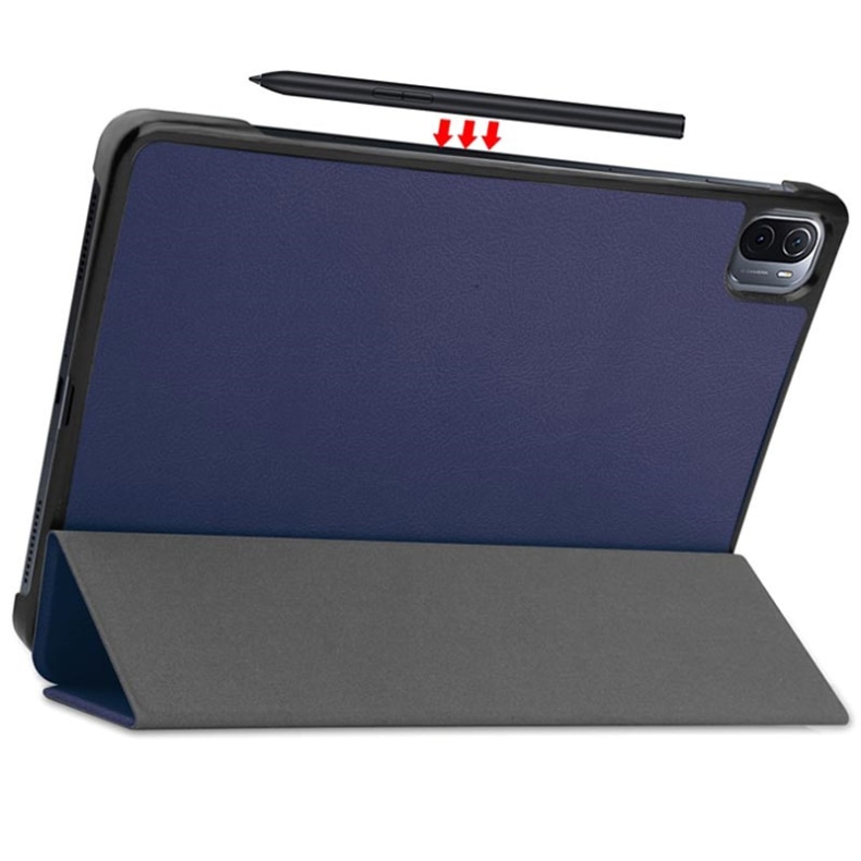 Protectie completa in stil carte pentru Xiaomi Redmi Pad 10.61 din piele ecologica, disponibila in Albastr