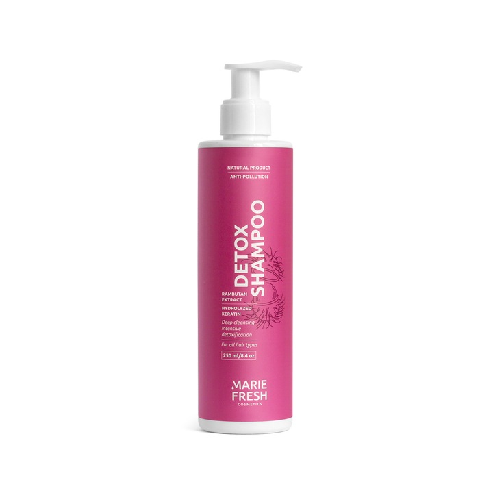 Sampon de par detox Marie Fresh Cosmetics, femei, 250ml