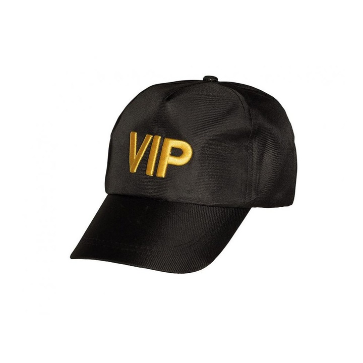 Sapca vip dama negru auriu, marime universala