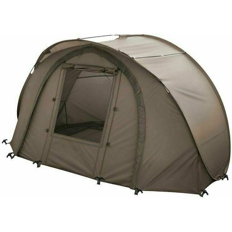 Tenda Da Pesca Delphin Panorama Eazy Bivvy – XXL 305x250x160 Cm, 2 Posti, Tettoia Ampia, Struttura Alluminio, Per Due Lettini