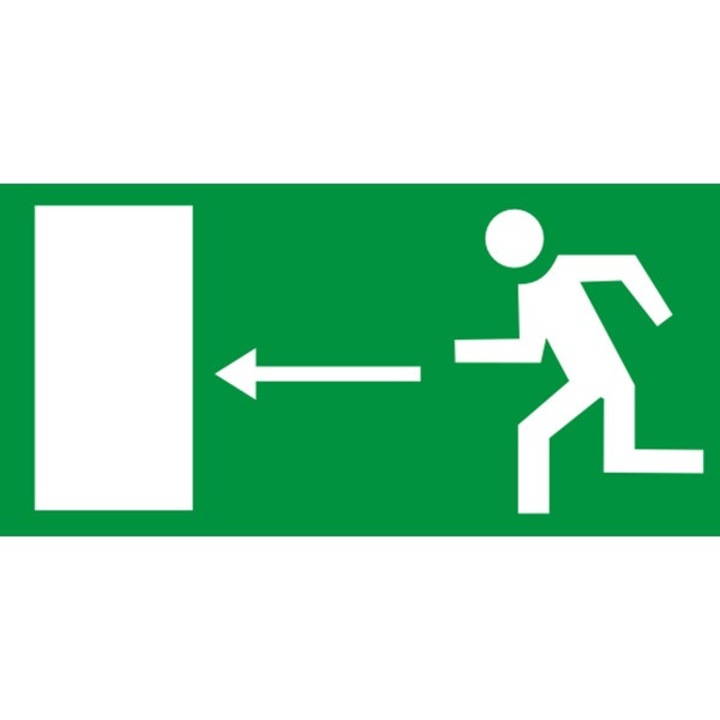 Стикер изход на ляво 120x200