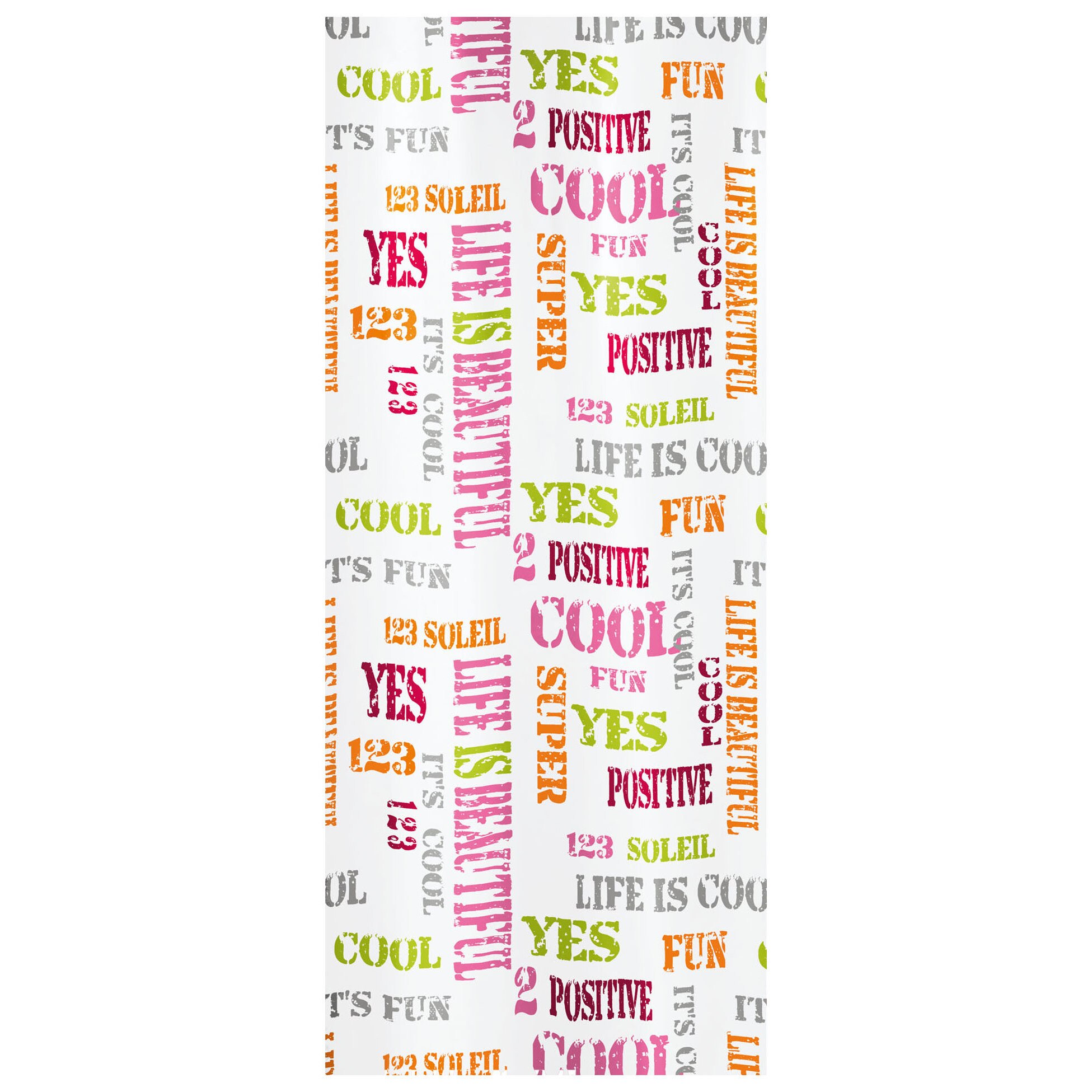 Perdea dus Script, Kleine Wolke, material textil, 180/200 cm