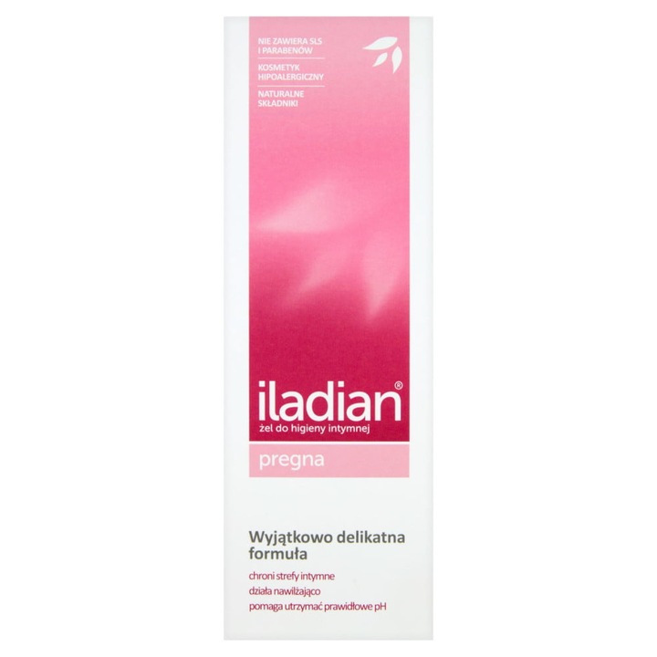 Gel igiena intima, Iladian, 180 ml, Alb/Roz