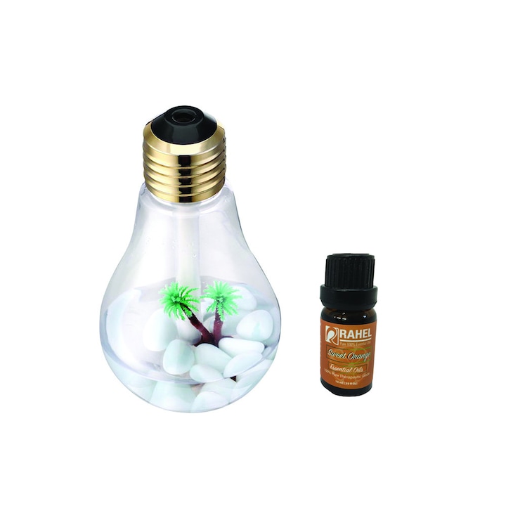 Umidificator Hoco HX30, alb, ultrasonice, 300ml, aromaterapie