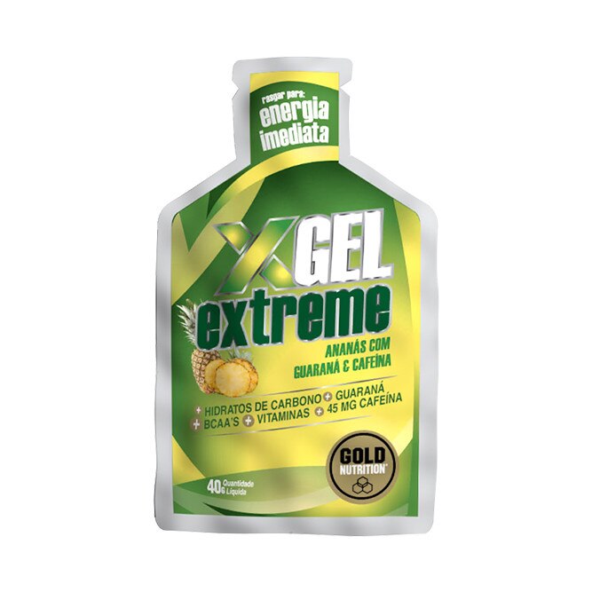 Gel energizant, GoldNutrition, EXTREME GEL GUARANA ANANAS, 40 G