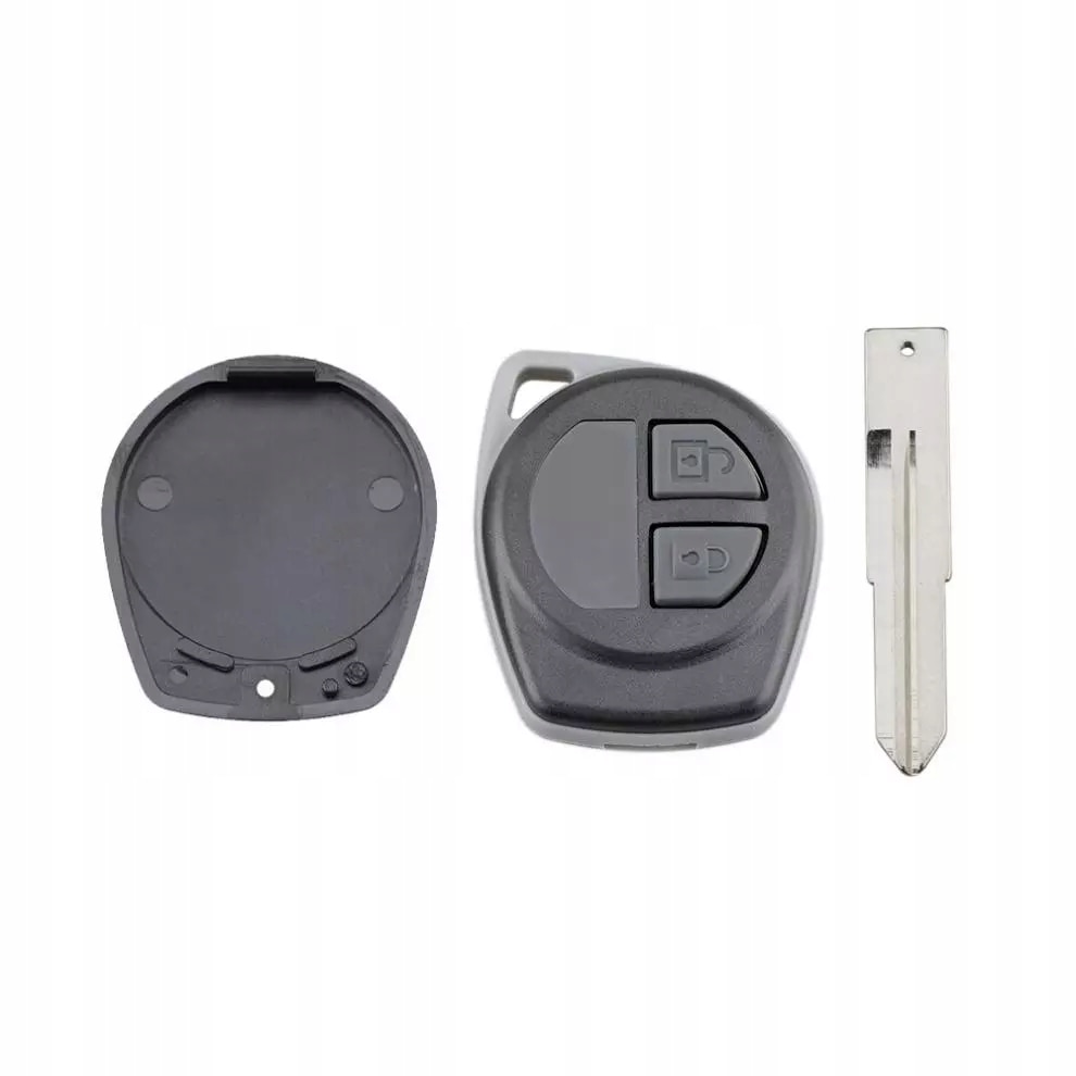 Custodia Chiave Auto In Carbonio ABS + Silicone Per Opel, Vauxhall, Fiat, Suzuki – Blu 2 Pulsanti - 5