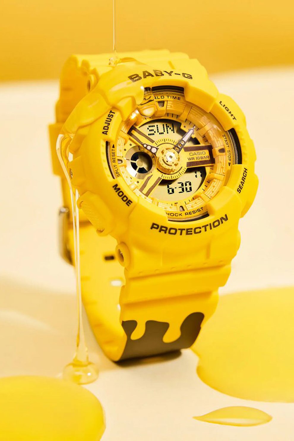 Casio BA-110XSLC-9AER Orologio Baby-G Da Donna. Un Mix Di Stile E Funzionalità: Analogico-digitale Con Funzione Calendario, Cronometro, Sveglia E Illuminazione. Un Regalo Alla Moda, Elegante E Colorato!