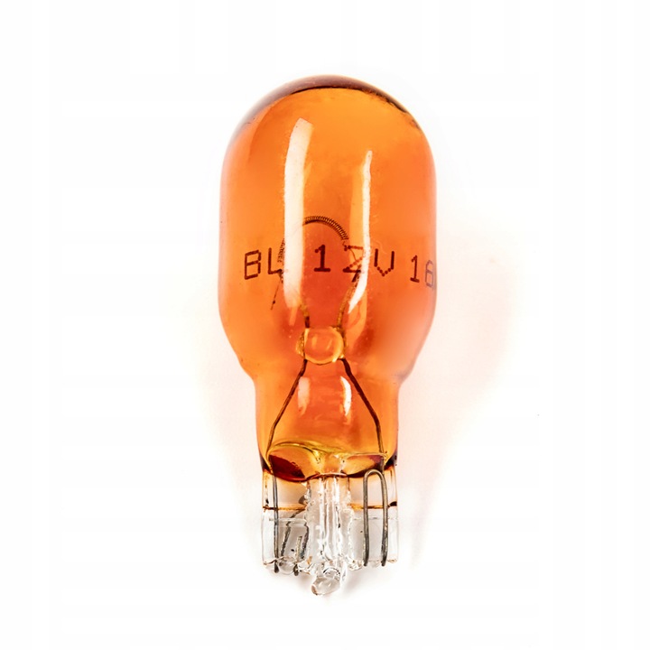 Bec De Semnalizare Auto WY16W, Marca Bosma, Putere 16W, Tensiune 12V, Cu Baza De Sticla T15 (W2.1x9.5d), Culoare Portocalie